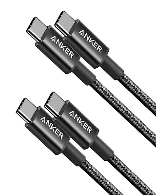 $38.68 • Buy USB C Cable, Anker 2 Pack New Nylon USB C To USB C Cable 60W, PD Type C Charging