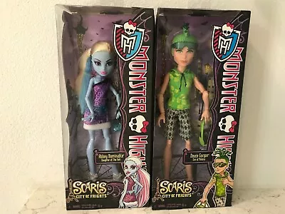 Monster High Dolls - Scaris - Abbey Bominable & Deuce Gorgon - Set Of 2 - New • $60