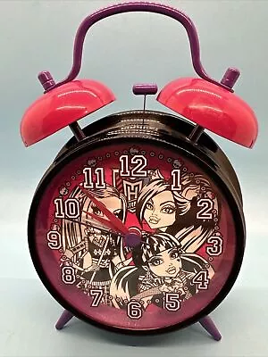 Monster High 6 1/2  Alarm Clock Mattel Black / Pink • $5.59