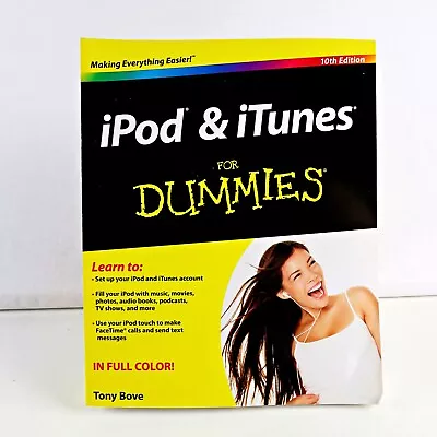 $22 • Buy IPod And ITunes For Dummies Sent Tracked