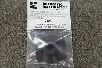 1966-93 Plymouth Dodge Chrysler NOS MoPar BLACK Steering Coupler Seal • $17.95