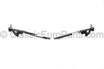 Euro Front Chrome Bumper Rubber Corner Trim Mount Bracket Set For Mercedes W123 • $919.99