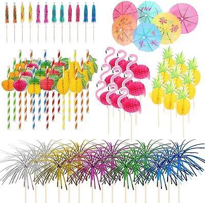 120PCS Reusable Cocktail Accessories For Drinks Cocktail Party Decorations With • £9.83