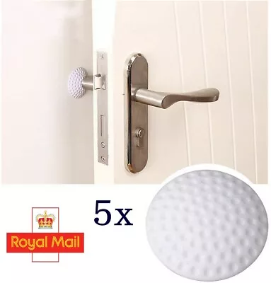 5 X Wall Protector Silicone Self Adhesive Door Handle Stopper UK • £2.99