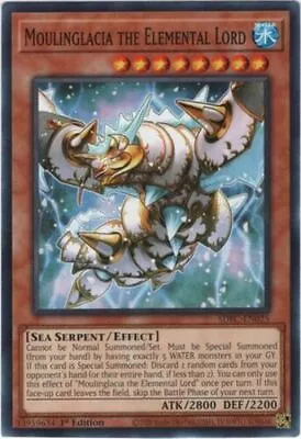 Moulinglacia The Elemental Lord (SDFC-EN025) - Common - 1st Edition • $0.72