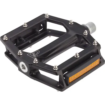 VP Components VP-531 Platform Pedals 9/16  Chromoly Spindle Aluminum Body Black • $44.93