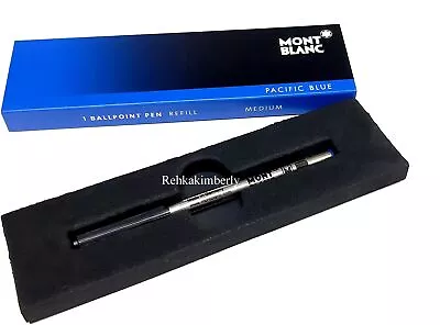 MontBlanc Ballpoint Pen Refill MEDIUM Pacific Blue Made In Germany 105151 • $12