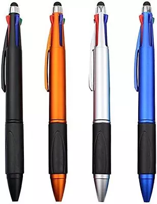 Pen For Touch Screen 4 Color Pen In One Multi-colored Ballpoint Pen Medium Point • $13.99