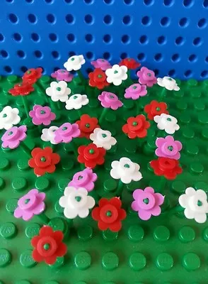 LEGO Bulk Flowers X12 Creator City Town Train Trees Minifigs Utensil Friends NEW • $7.95