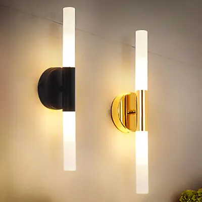 Wall Light Tube LED Up Down Front Mirror Vanity Wall Lamp Modern Bathroom Toilet • $49.72