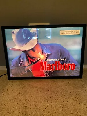 Rare Vintage Marlboro Man Sign That Fades In And Out • $264