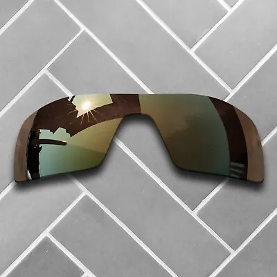 $9.59 • Buy Polarized Copper Mirrored Replacement Lenses For-Oakley Oil Rig Sunglasses