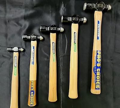 Qty 1 New Vaughan Commercial Grade 5 Sizes 4 - 20 Oz Ball Pein Hammers Usa Made • $20.99