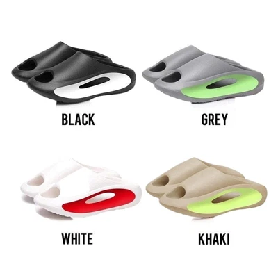 £26.50 • Buy Unisex Sneaker Slippers With Thick Bottom Platform Slides Soft Eva Hollow Sole