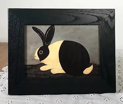 Warren Kimble Folk Art Bunny Rabbit Professionally Framed Art Print • $36