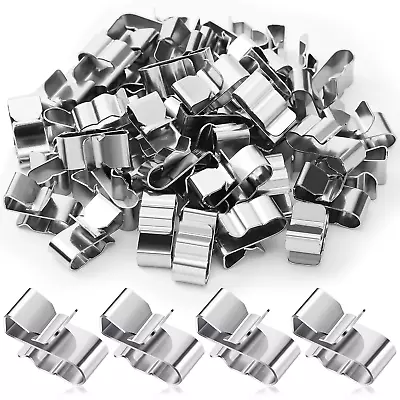 50 Pcs Trailer Frame Wire Clips Stainless Steel Clips Metal Cable Clips 22.5 Mm/ • $13.45