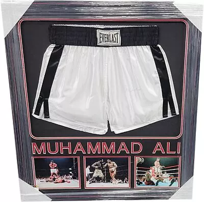 Muhammad Ali Hand Signed Autographed Everlast Boxing Trunks Framed GAI GV946443 • $2499.99