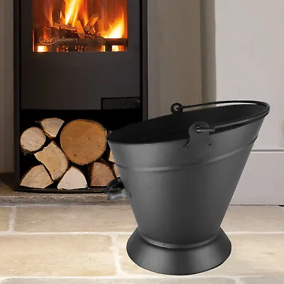 £19.99 • Buy Heavy Duty Waterloo Coal Bucket Cast Iron Fireside Scuttles Hod Fireplace Logs