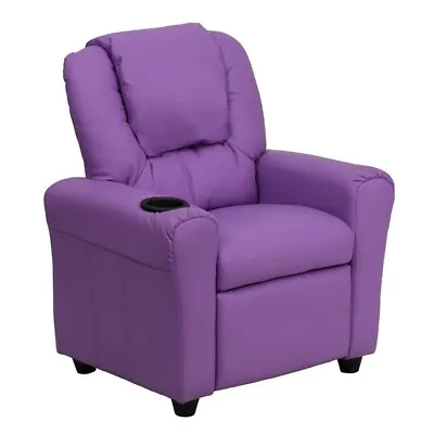 Flash Furniture Lavender Kids Recliner Lavender - DG-ULT-KID-LAV-GG • $234.99
