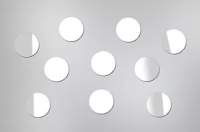 Removable Acrylic Mirror Wall Decal - 25 Pcs - Modern Home Decor Circle Sticker • $21.99