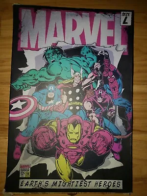 Marvel Rare Boxed T Shirt Earths Naughtiest Heroes Size L Collectors See Pics  • £22