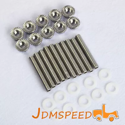 New Intake Manifold Extended Stud Studs Bolt Kit For For Honda Acura B D H F B18 • $11.99