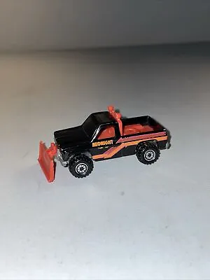 Hot Wheels 1979 Diecast 3  Truck Vehicle -- Black Red Midnight Snow Plow Pick Up • $3.50