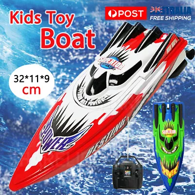 Remote Control Boat Remote Control Motor Red Boat Children Racing Boat Toy Gift • $28.99