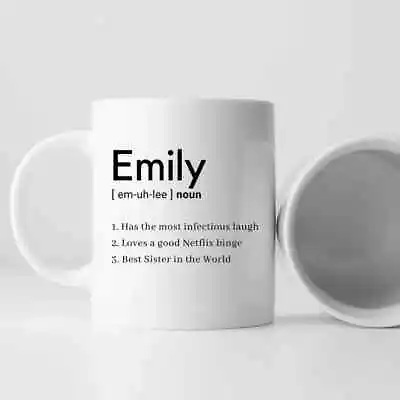 Personalised (You Choose Name And Details!) Name And Facts Mug • £6.99