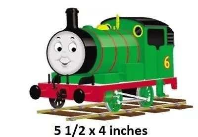 Green Percy No 6 Engine Wall Decal Thomas & Friends Train Sticker Peel Stick Art • $6.99