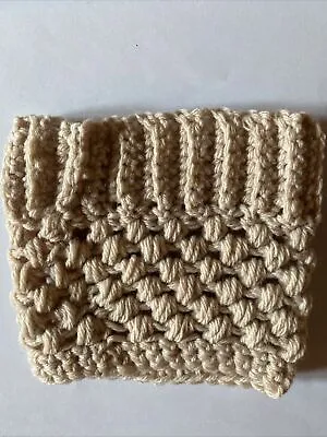 £1.50 • Buy Cup Cosy Sleeve Cozy Handmade Crochet Travel Mug Cosy