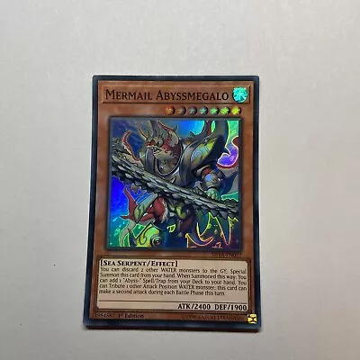 Yu-Gi-Oh! Mermail Abyssmegalo SHVA-EN037 Super Rare 1st Ed VLP/NM • $2.10