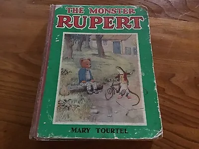 The Monster Rupert By Mary Tourtel Original 1948 Hardback Book • £7