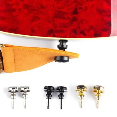 $26.63 • Buy Brand New Guitar Strap Locks Strap Locks Metal Strap Locks 2 * Strap Locks