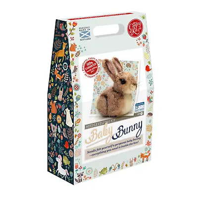Baby Bunny Needle Felting Craft Kit • £13