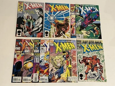 $69 • Buy Lot Of 10 UNCANNY X-MEN #210-316 Marvel Comics MCU 1986-94 #221 1st Mr Sinister