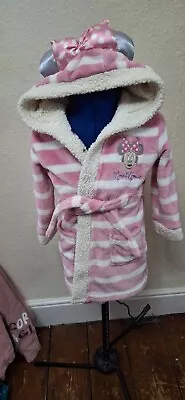 Girls 2-3 Years Pink Minnie Mouse Dressing Gown • £0.99