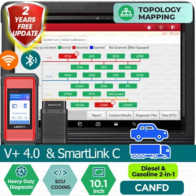 2024 LAUNCH X431 PRO3S V+ Pro HDIII HD3 Heavy Duty Truck Diagnostic Scanner Tool • $1449