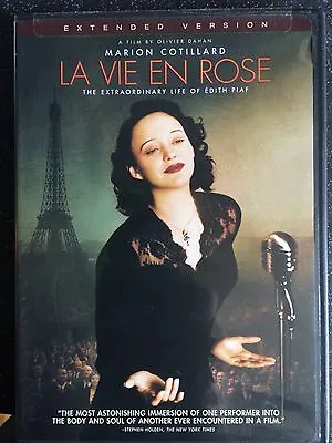 LA VIE EN ROSE - The Extraordinary Life Of Edith Piaf - Marion Cotillard - Reg 1 • £6.75