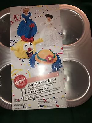 Wilton Mini Wonder Mold Cake Pan Incl Doll For Princess  Bride Clown • $15.99