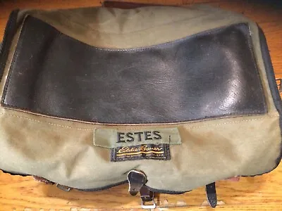 Vintage Eddie Bauer Fishing Bag Vinyl Plastic Lining Nice • $65