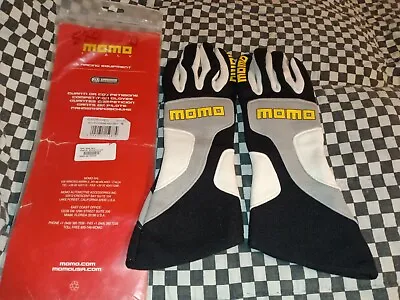 MoMo Xtreme Pro  Gray  Race Gloves  Oval Rally  Racing 10 Nos In Package  • $110