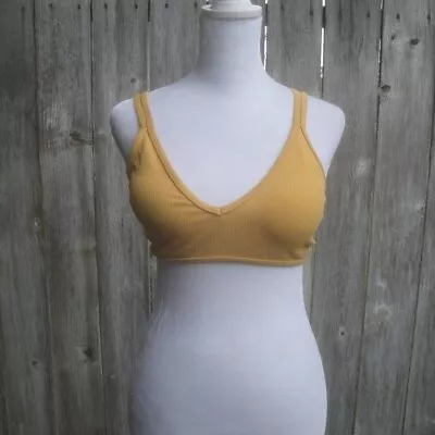 Zaful Womens Bathing Suit Swim ONLY Old Gold Size Small NEW • $19.99