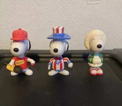 McDonalds Happy Meal Toy 1999 Snoopy World Tour Plastic Toys • £6