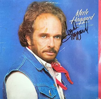 Merle Haggard Signed 'It's All In The Game' Vinyl (BAS) • $199.99