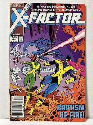 X-Factor #1  (Marvel 1985) Newsstand Edition Fine • $8.99