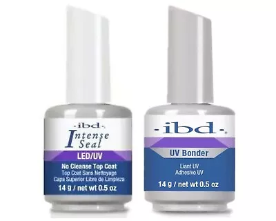 IBD - LED/UV Intense Seal (60505) & Bonder (60805+) - 0.5 Oz Each • $22.52