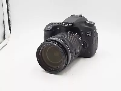 Canon EOS 70D Digital Camera W/ 18-135mm Lens (U34977) • $250.50