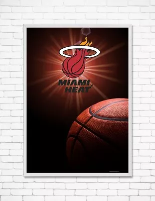 Miami Heat NBA Basketball Home Decor Wall Art Print Poster EXTRA LARGE 66 X44  • $49.99