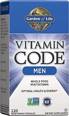 Garden Of Life Vitamin Code Whole Food Multivitamin For Men Fruit & Veggie Blen • $47.91